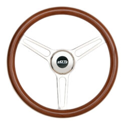 31-5847 GT3 Retro Gasser Wheel, Slot Spokes, Wood - GT Performance