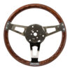 37-5267 - GT3 Retro Wheel Tuff Design Wood, Back View - GT Performance Products