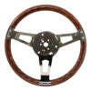 37-5267 - GT3 Retro Wheel Tuff Design Wood, Back View - GT Performance Products
