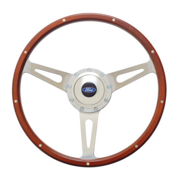 38-4247 GT9 Retro Wheel, Cobra Style, Wood - GT Performance