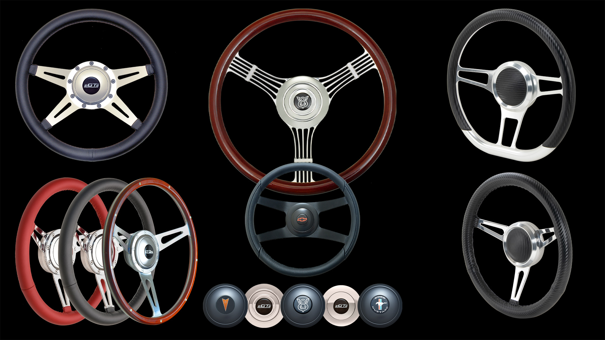 9 Bolt System Steering Wheels and GT9 Horn Buttons - GT Performance Products
